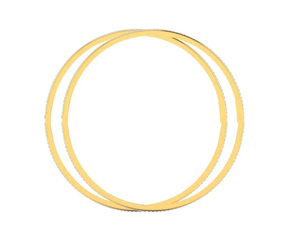 Alisha Ladies Bangles in 14k Gold - Jewelslane