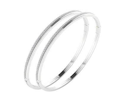 Alisha Ladies Bangles in 14k Gold - Jewelslane