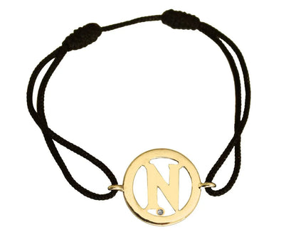 Alphabet N Gold Bracelet - Jewelslane