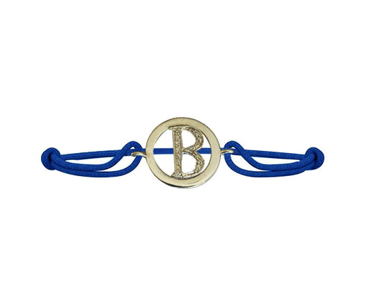Alphabet Bracelet with Diamonds B - Jewelslane