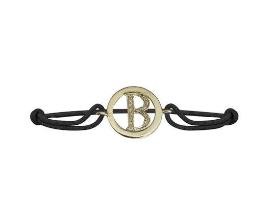 Alphabet Bracelet with Diamonds B - Jewelslane