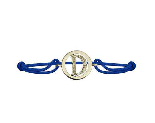 Alphabet Bracelet with Diamonds D - Jewelslane