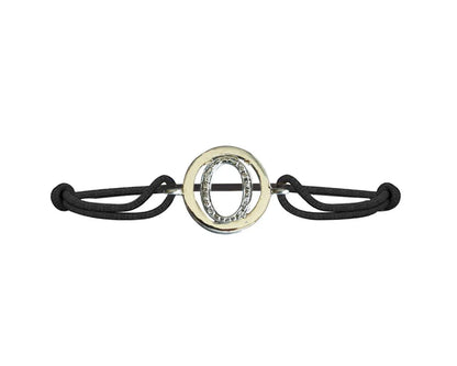 Alphabet Bracelet with diamonds O - Jewelslane