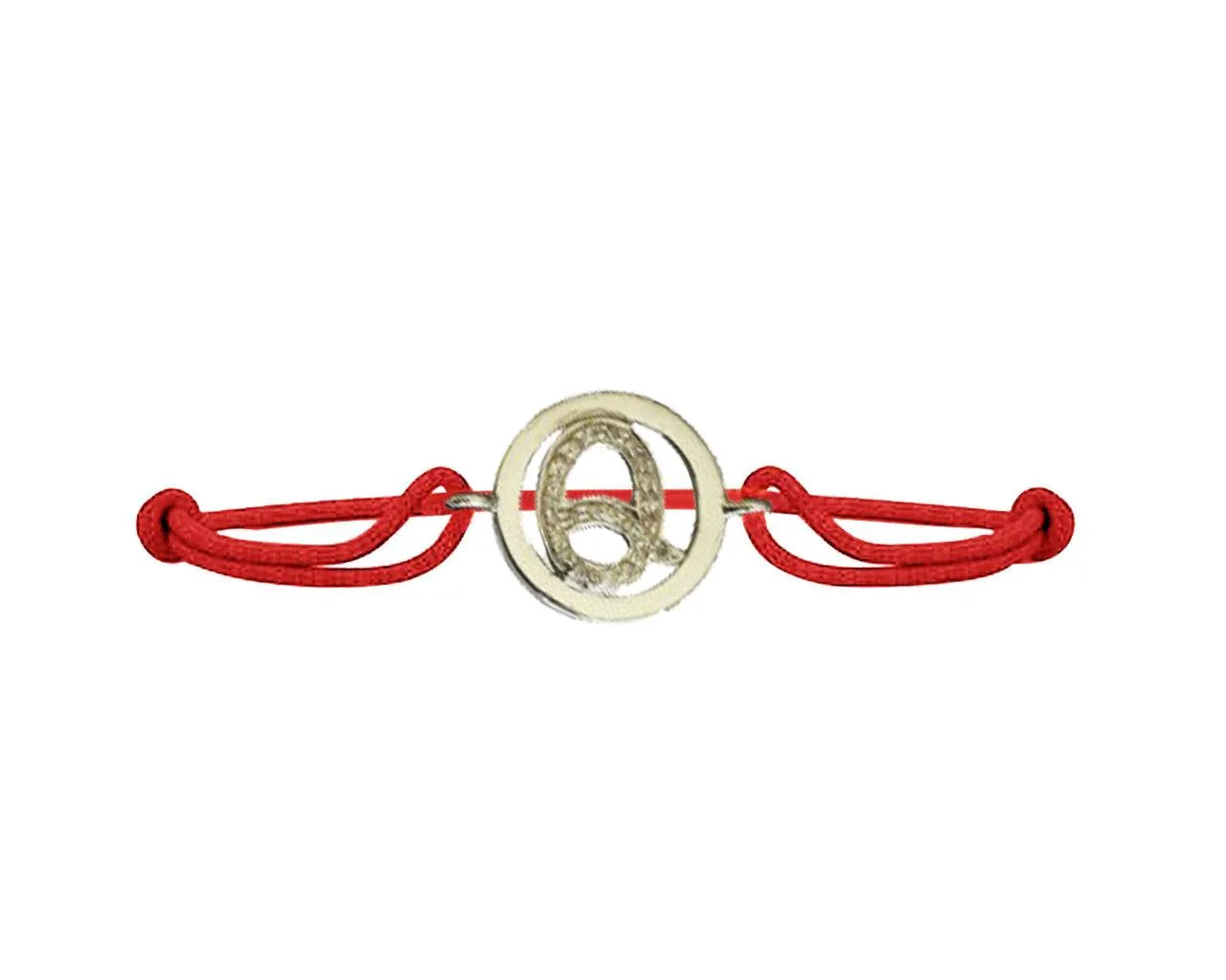 Alphabets Bracelet with diamonds Q - Jewelslane