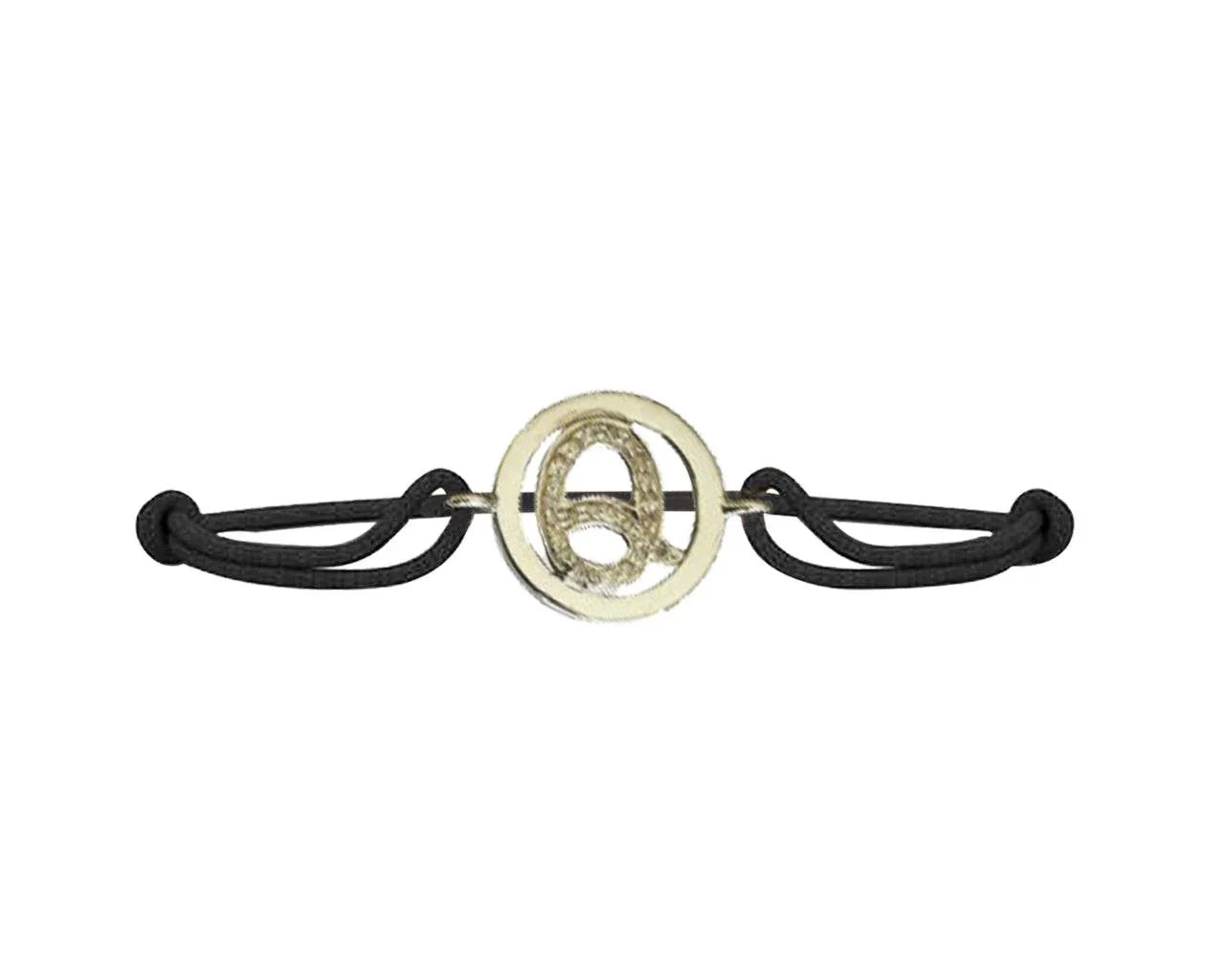 Alphabets Bracelet with diamonds Q - Jewelslane
