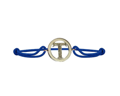 Alphabet bracelet with Diamonds T - Jewelslane