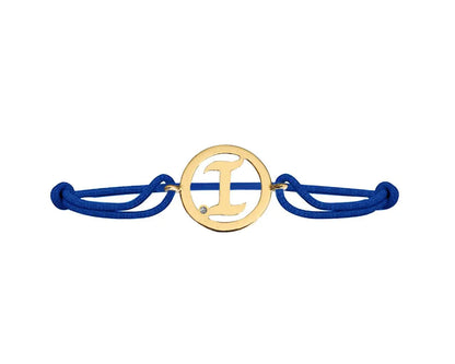 Alphabet I Gold Bracelet - Jewelslane