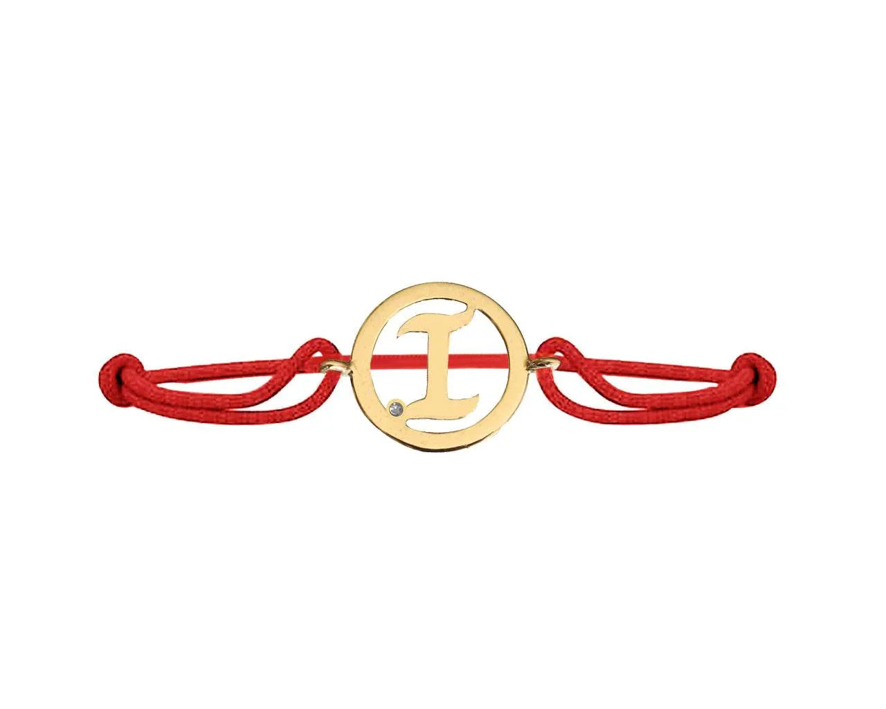 Alphabet I Gold Bracelet - Jewelslane