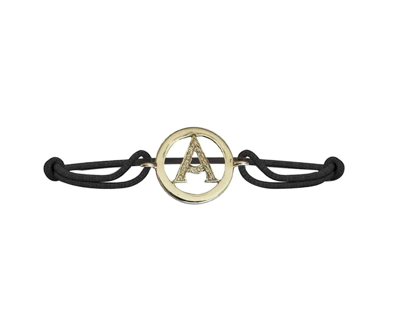 Alphabets Bracelet with diamonds A - Jewelslane