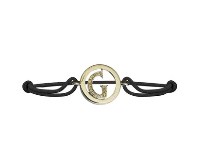 Alphabets bracelet with diamonds G - Jewelslane