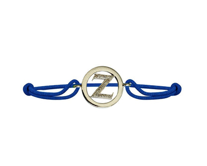 Alphabet Bracelet with diamonds Z - Jewelslane