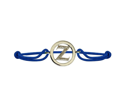 Alphabet Bracelet with diamonds Z - Jewelslane