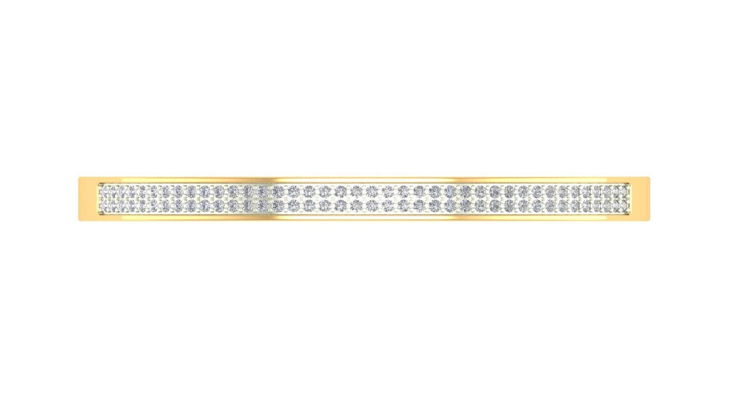 Ambika Diamond Cuff Bracelet - Jewelslane