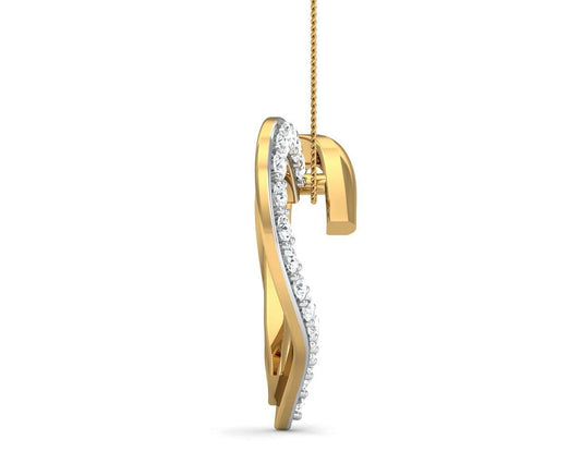 Amia Diamond Heart Pendant - Jewelslane