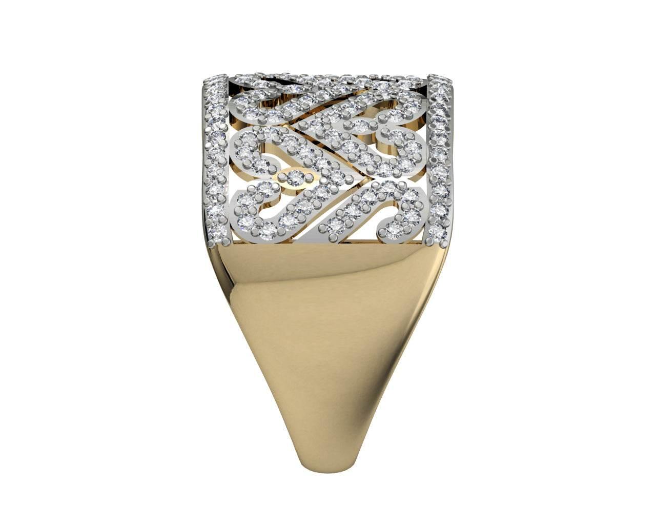 Amorous Hearts Diamond Band - Jewelslane