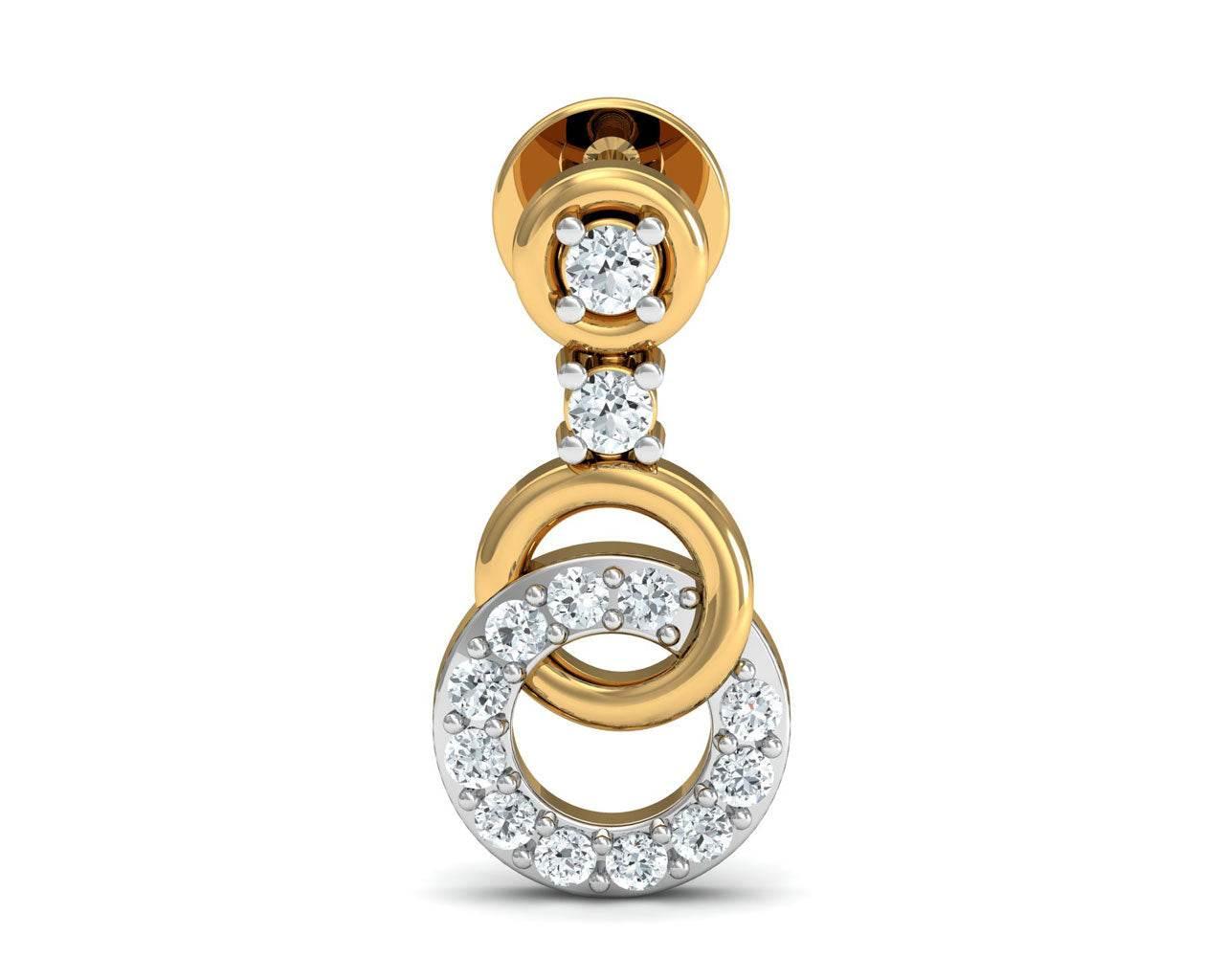Anishi Diamond Dangle Earrings - Jewelslane