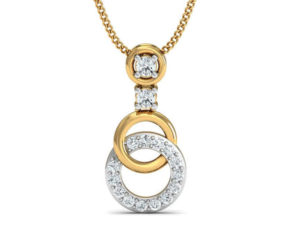 Anishi Diamond Dangle Pendant - Jewelslane