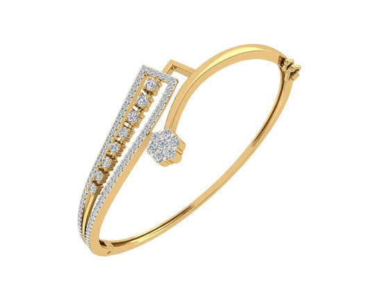 Anne diamond bracelet in 18k Gold - Jewelslane