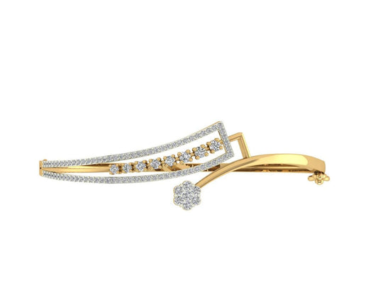 Anne diamond bracelet in 18k Gold - Jewelslane