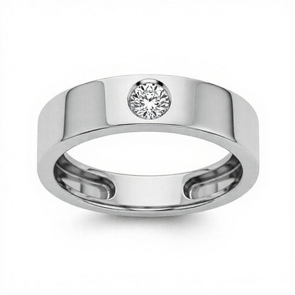 Aria Gents Ring with Lab Grown Diamond - jewelslane
