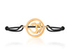 Aum single diamond Gold Bracelet - Jewelslane