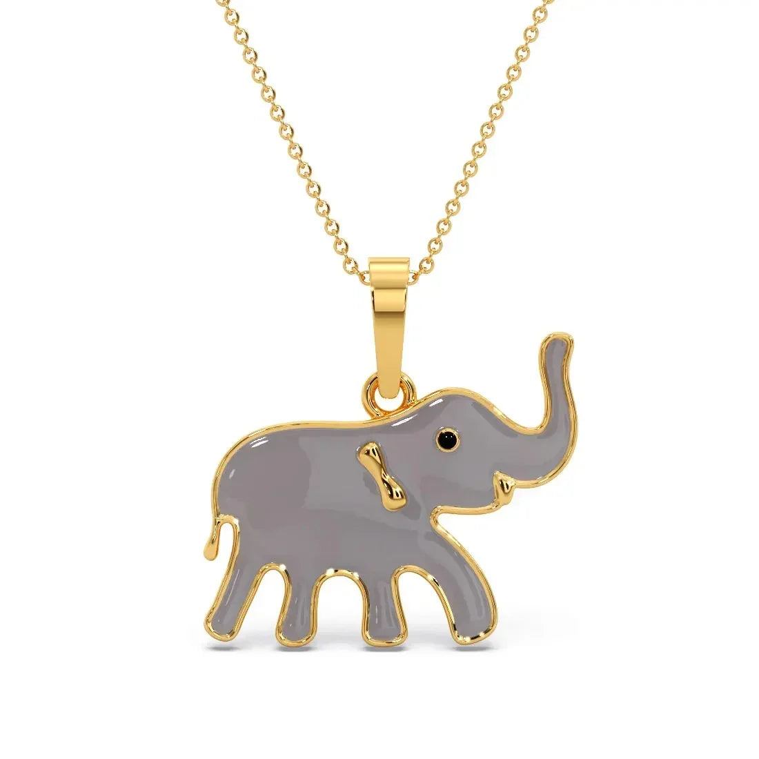 Baby Enamel Charm in gold | Jewelslane