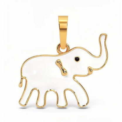 Baby Enamel Charm in gold | Jewelslane