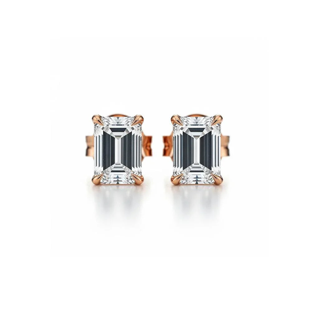 Baby Lab Diamond Solitaire Earrings - Jewelslane