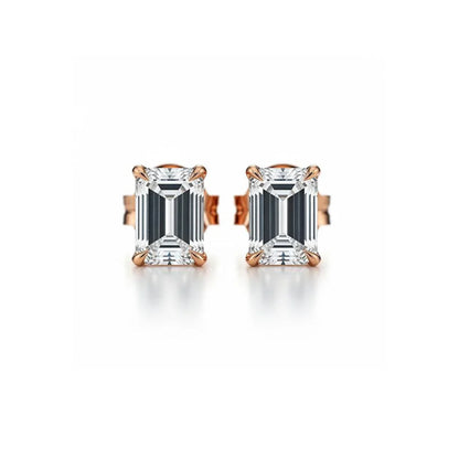 Baby Lab Diamond Solitaire Earrings - Jewelslane