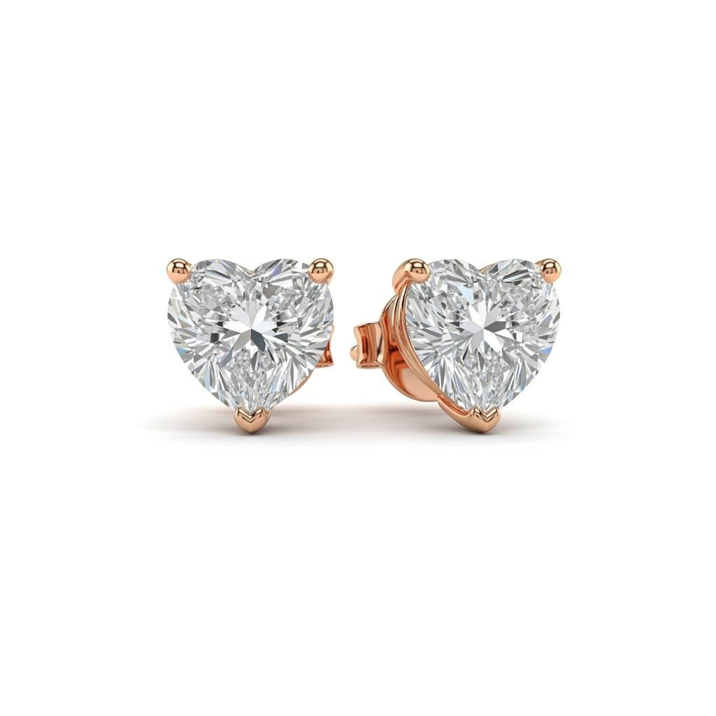 Baby Lab Diamond Solitaire Earrings - Jewelslane