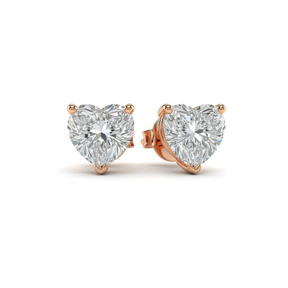 Baby Lab Diamond Solitaire Earrings - Jewelslane