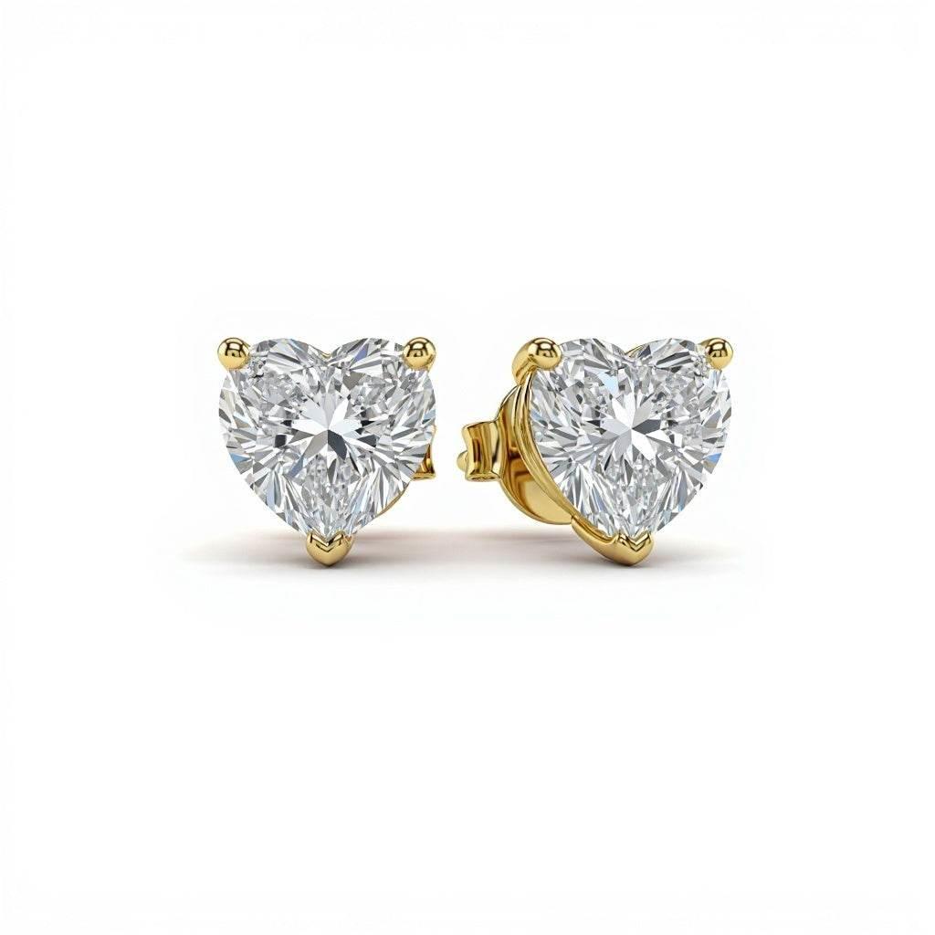 Baby Lab Diamond Solitaire Earrings - Jewelslane