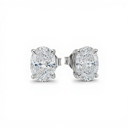 Baby Lab Diamond Solitaire Earrings - Jewelslane