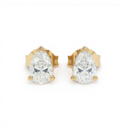 Baby Lab Diamond Solitaire Earrings - Jewelslane