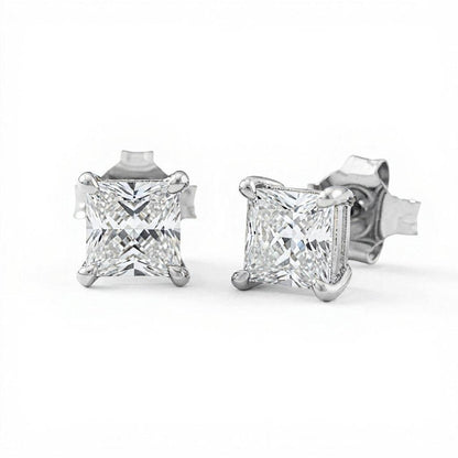 Baby Lab Diamond Solitaire Earrings - Jewelslane