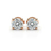 Baby Lab Diamond Solitaire Earrings - Jewelslane