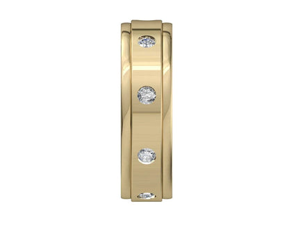 Bert Diamond Wedding Band - Jewelslane