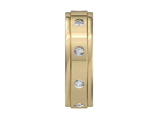 Bert Diamond Wedding Band - Jewelslane