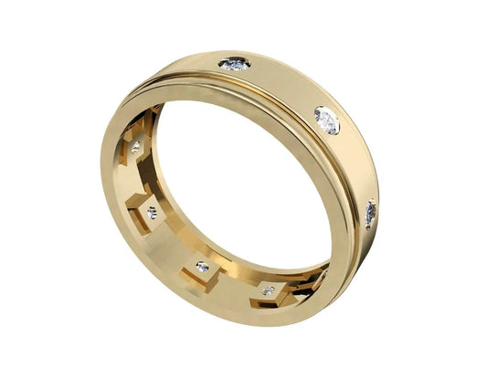 Bert Diamond Wedding Band - Jewelslane