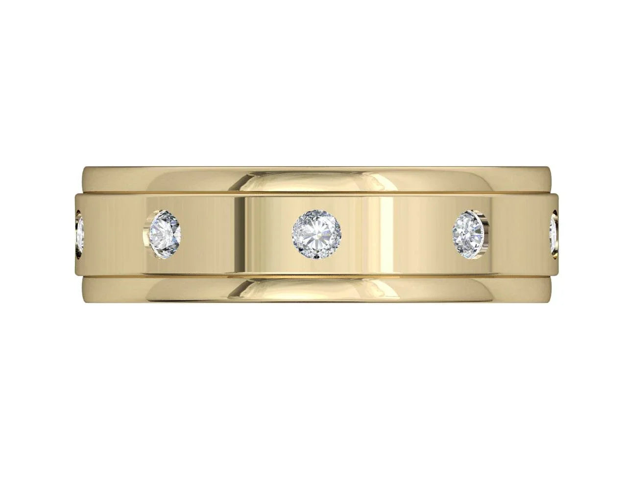 Bert Diamond Wedding Band - Jewelslane