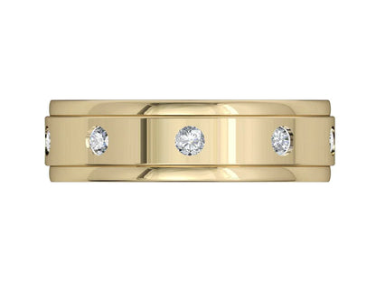 Bert Diamond Wedding Band - Jewelslane