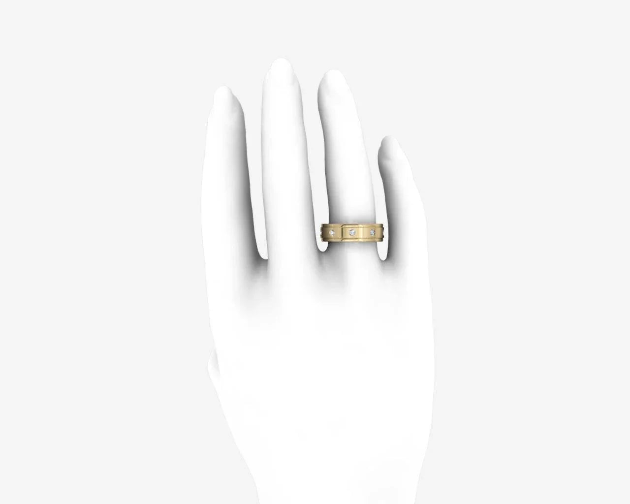 Bert Diamond Wedding Band - Jewelslane