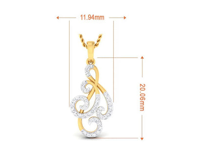 Carlyn Diamond Pendant - Jewelslane