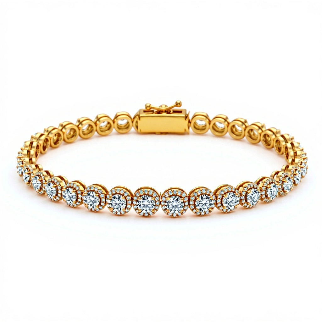 Celina Lab Grown Diamond Tennis Bracelet - Jewelslane