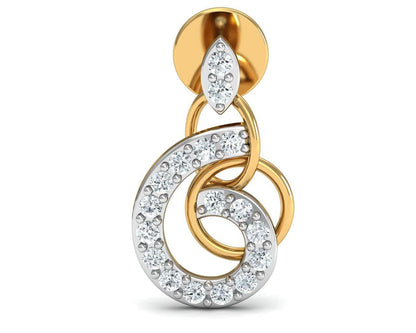 Chakrika Diamond Eartops - Jewelslane