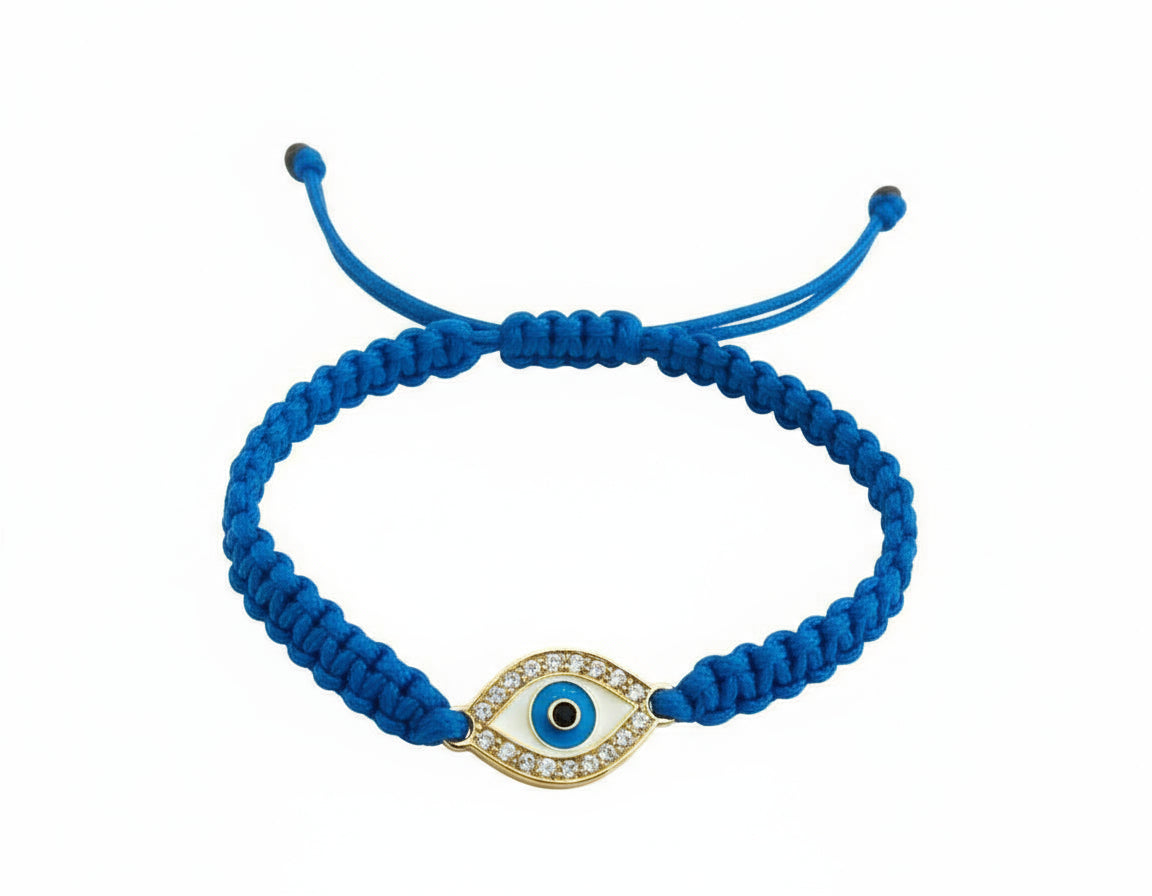 Evil Eye Silver Bracelet - Jewelslane