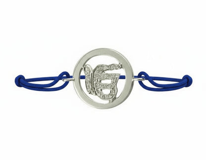 Ik Onkaar Inside Diamond Bracelet in Silver 18MM - Jewelslane