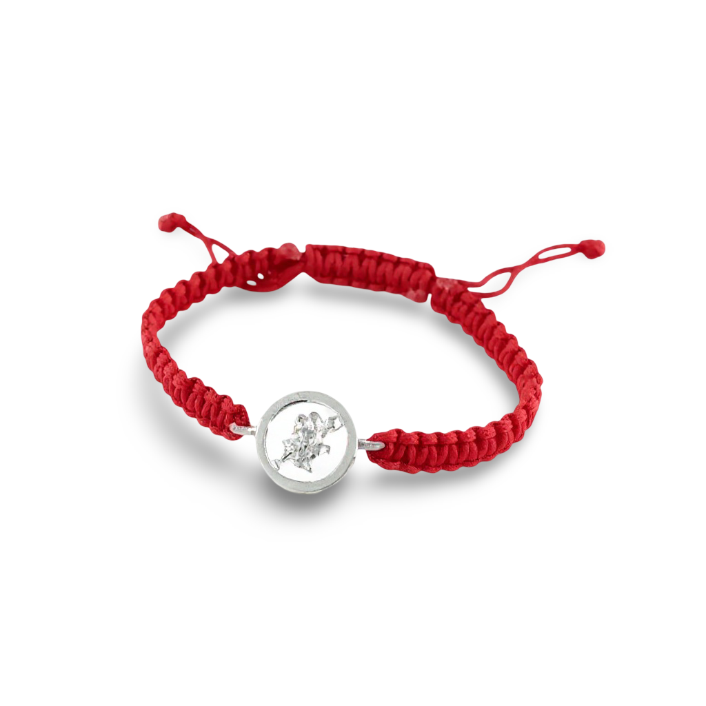Buy Hanuman Single Diamond Bracelet in Silver Aumkaara Jewellery