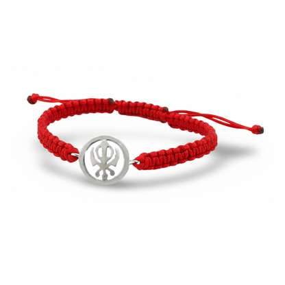 Khanda Bracelet in Silver 18 mm - Jewelslane
