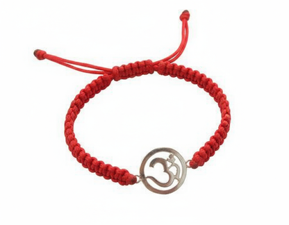 Aum Bracelet in Silver
